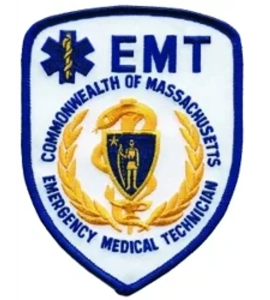 MA Massachusetts State EMT Emergency Medical Shoulder Patch