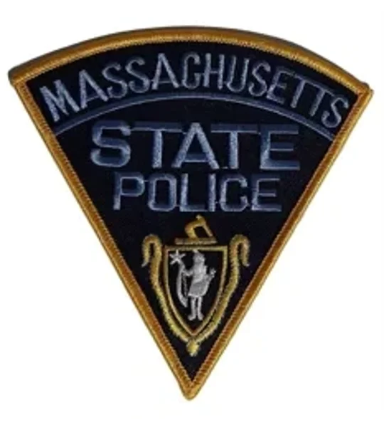 MA Massachusetts State Police Highway Patrol Shoulder Patch