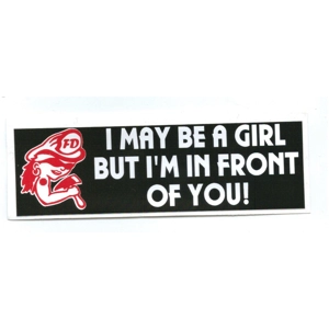 Be a Girl Scotchlite Helmet Sticker
