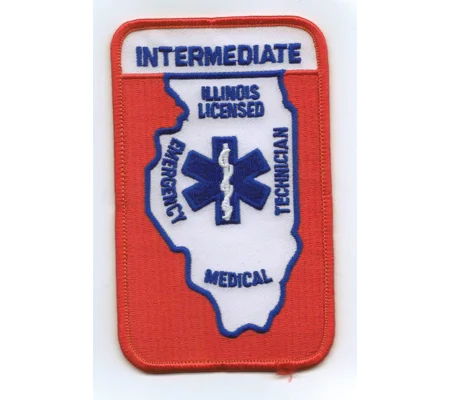IL Illinois Licensed EMS Intermediate Shoulder Patch