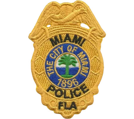 FL Florida Miami Police Badge Patch