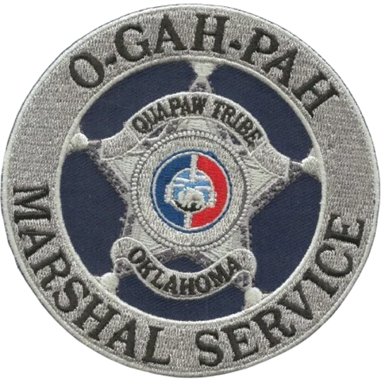 OK Oklahoma O GA PAH Marshal Service Qua Paw Tribe Patch