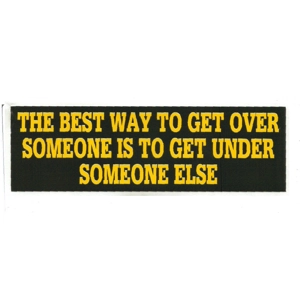 Best way to get Over Scotchlite Helmet Sticker