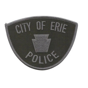 PA Pennsylvania Erie Police Department City of Patch Black