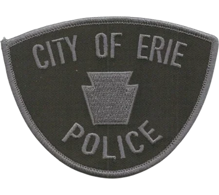 PA Pennsylvania Erie Police Department City of Patch Black