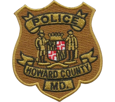 MD Maryland State Howard County Police Badge Patch