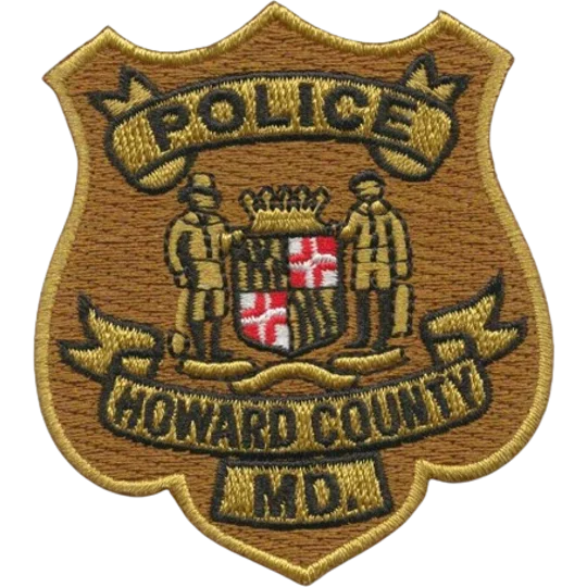 MD Maryland State Howard County Police Badge Patch