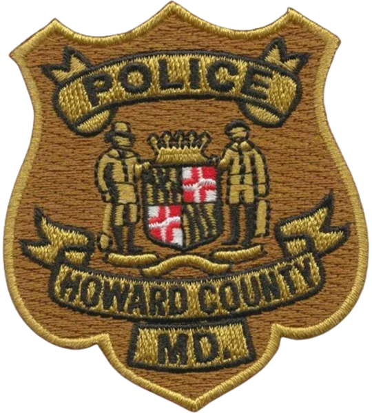 MD Maryland State Howard County Police Badge Patch