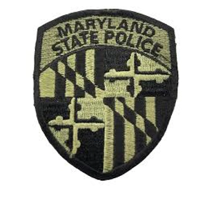 MD Maryland State Police Highway Patrol Shoulder Patch Tactical