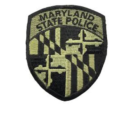 MD Maryland State Police Highway Patrol Shoulder Patch Tactical