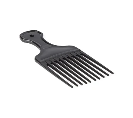 Classic Hair Comb Pick Black, 5.125" x 2.25"