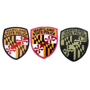 MD Maryland State Police Highway Patrol Shoulder Patch Collection