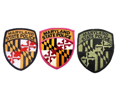 MD Maryland State Police Highway Patrol Shoulder Patch Collection