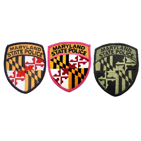 MD Maryland State Police Highway Patrol Shoulder Patch Collection