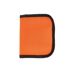 Blood Glucose Meter EMS Orange Zippered Storage Bag Case