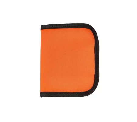 Blood Glucose Meter EMS Orange Zippered Storage Bag Case