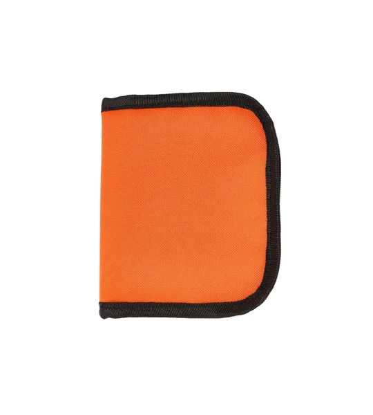 Blood Glucose Meter EMS Orange Zippered Storage Bag Case