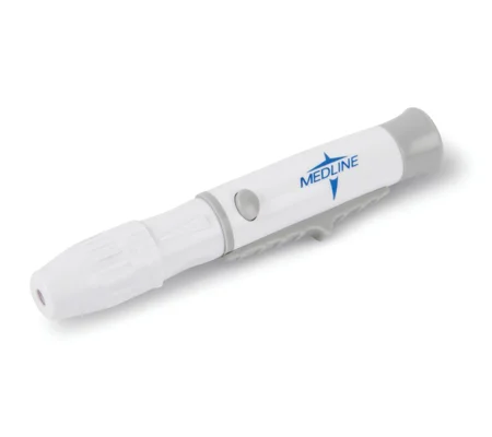 Lancing Device Adjustable Depth Lancet 5 Depth Trigger Button