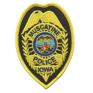IO Iowa Muscatine Police Department Badge Patch