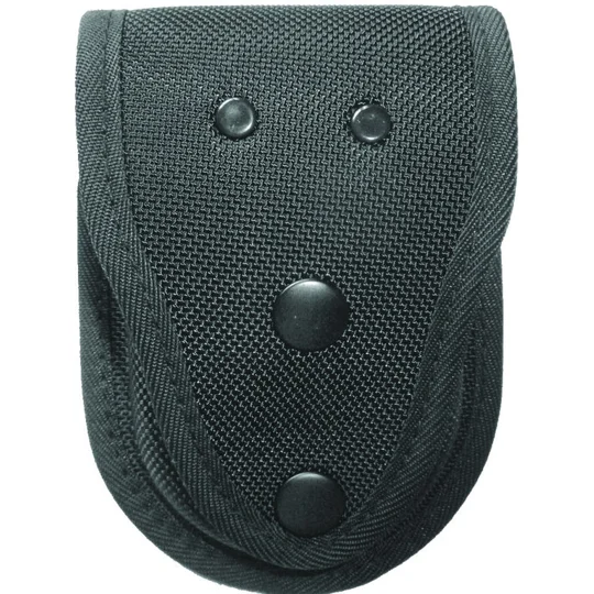 Single Handcuff Case Nylon Closed Snap with Key Ring Holder