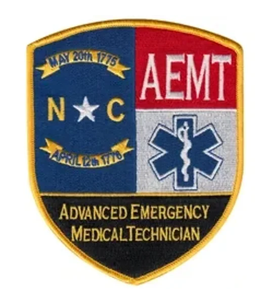 NC North Carolina Advanced Emergency Medical Technician Shoulder Patch