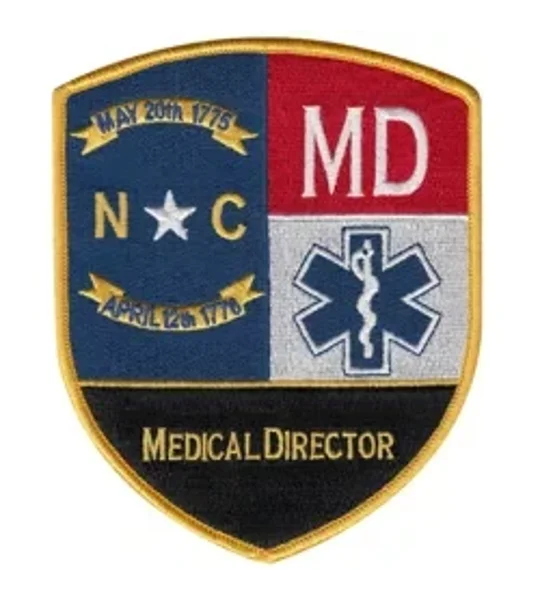 NC North Carolina Emergency Medical Director Shoulder Patch