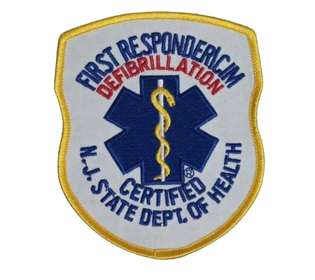 NJ New Jersey First Responder CIM Shoulder Patch