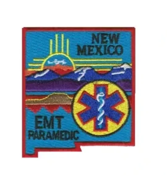 NM New Mexico State EMTP Emergency Medical Paramedic Shoulder Patch