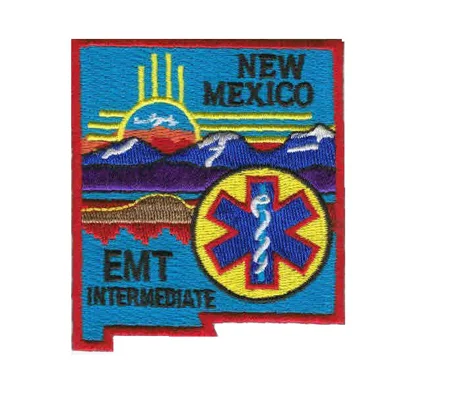 NM New Mexico State EMTI Emergency Medical Intermediate Shoulder Patch