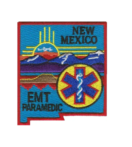 NM New Mexico State EMTP Emergency Medical Paramedic Shoulder Patch