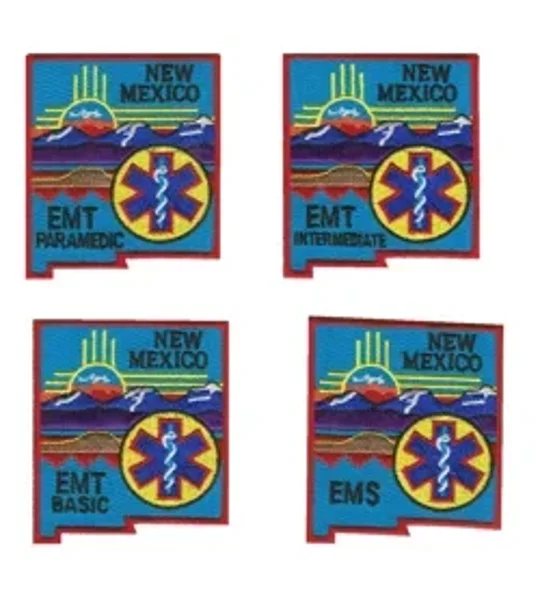 NM New Mexico State EMS Patch Collector 4 Pack