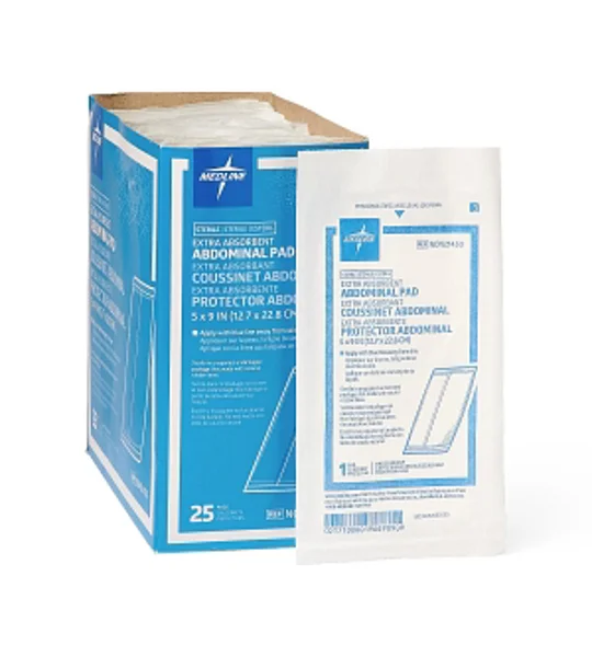 Sterile Abdominal Combine Pad 5 X 9 Pack of 16