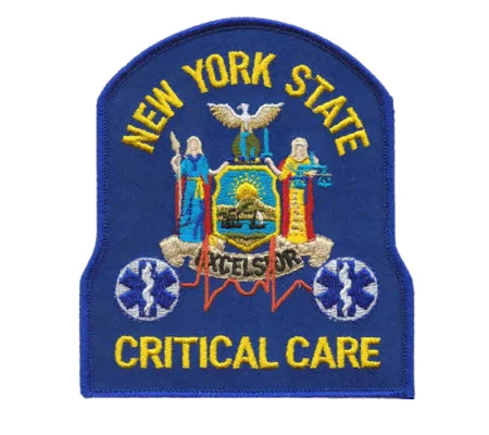 NY New York State Critical Care Shoulder Patch