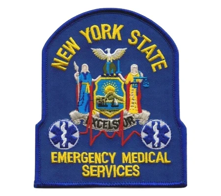 NY New York State Emergency Medical Services EMS Shoulder Patch