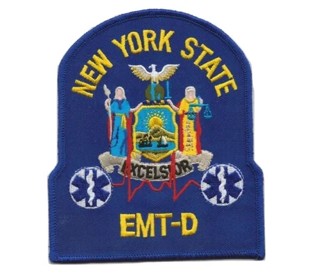 NY New York State Emergency Medical Technician Defibrillator EMT-D