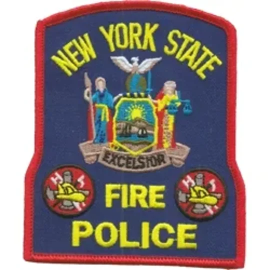 NY New York State Fire Police Shoulder Patch