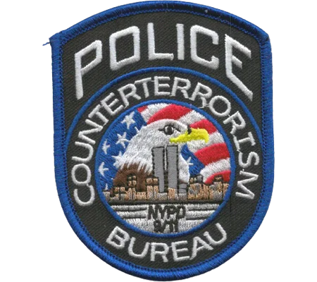 NYPD City of New York Police Counter Terrorism Unit Patch
