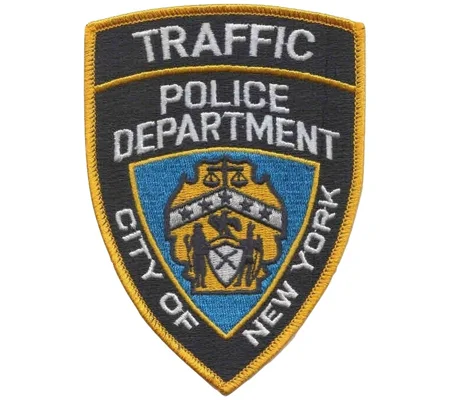 NYPD City of New York Police Department Patch Traffic