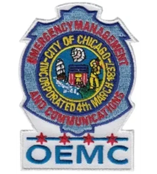 IL Illinois Chicago OEMC Shoulder Patch