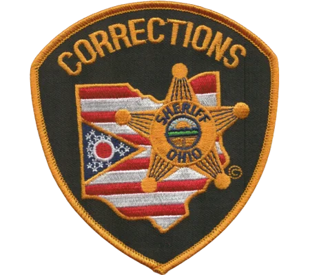OH Buckeye Ohio State Sheriff Shoulder Patch Corrections