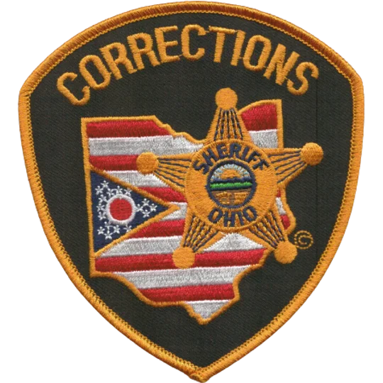 OH Buckeye Ohio State Sheriff Shoulder Patch Corrections
