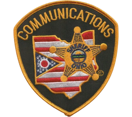 OH Buckeye Ohio State Sheriff Shoulder Patch Communications