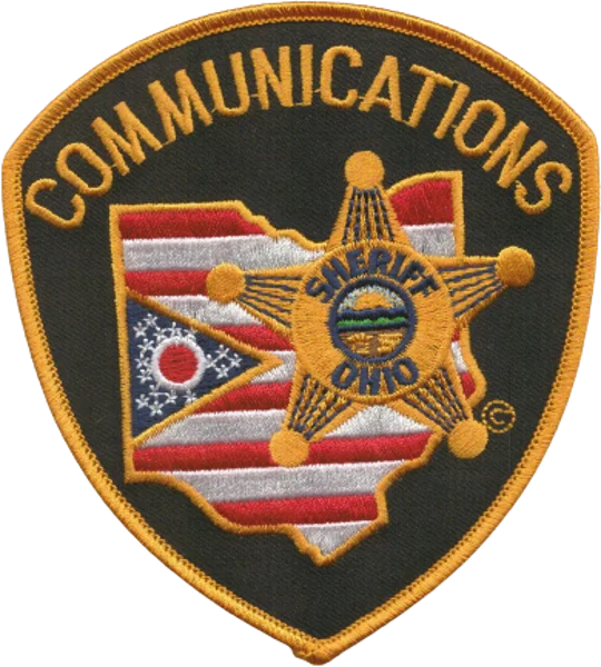 OH Buckeye Ohio State Sheriff Shoulder Patch Communications
