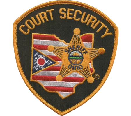 OH Buckeye Ohio State Sheriff Shoulder Patch Court Security