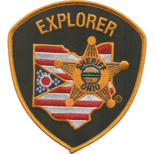 OH Buckeye Ohio State Sheriff Shoulder Patch Explorer