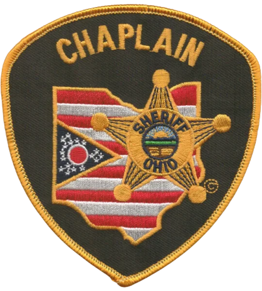 OH Buckeye Ohio State Sheriff Shoulder Patch Chaplain