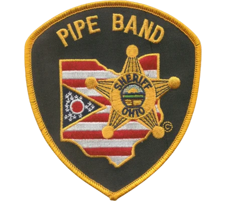 OH Buckeye Ohio State Sheriff Shoulder Patch Pipe Band