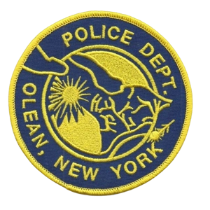 NY New York State Olean Polce Fepartment Shoulder Patch