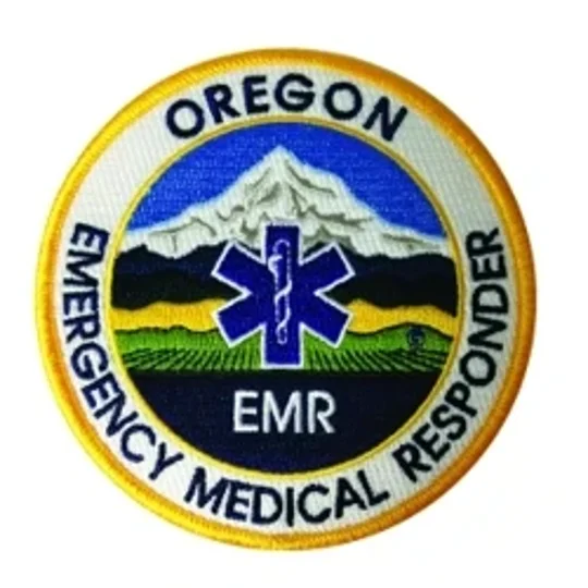 OR Oregon Emergency Medical Responder EMR Shoulder Patch