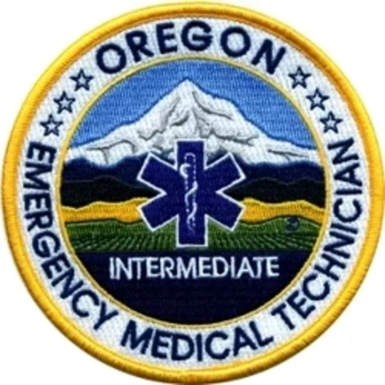 OR Oregon Emergency Medical Technician Intermediate Shoulder Patch